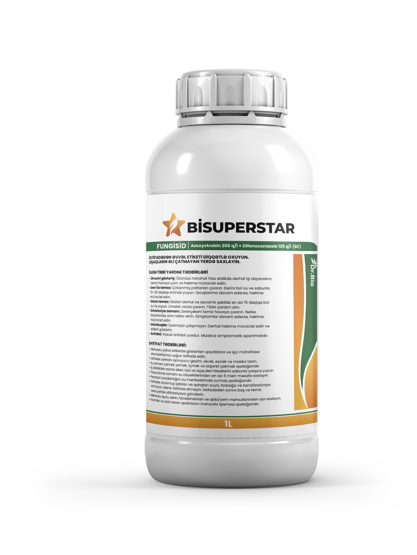 Bisuperstar / 200 g/l Azoxystrobin + 125 g/l  Difenoconazole SC / Liger Chemical / 2025 / 1 lt
