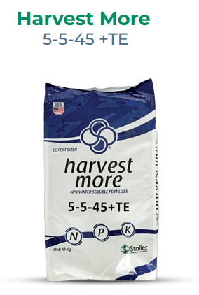 Harvest More 5-5-45+TE / NPK / Stoller / 2026 / 2.5 kq, əd